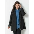 thumbnail image 6 of Woman Within Plus Size Dot Trim Raincoat, 6 of 6
