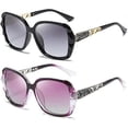 thumbnail image 1 of ZHAOCHENG Gafas de sol polarizadas de gran tamaño para mujer, gafas de sol clásicas y modernas para mujer, protección UV400, 1 of 4