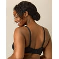 thumbnail image 3 of Playtex Dreamwire Unlined Convertible Bra, Moisture-Wicking  Dressed In Black 44DDD Women's, 3 of 5