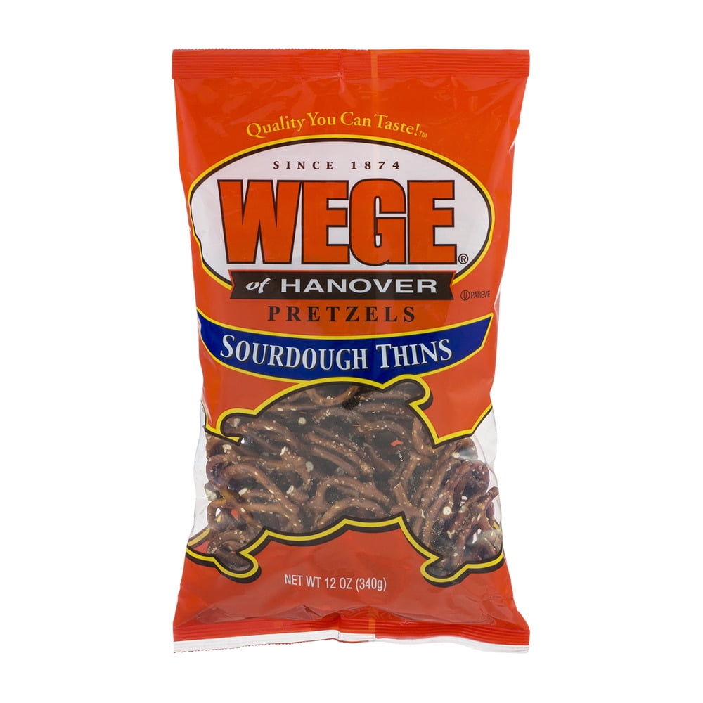 Wege on Hanover Sourdough Thins Pretzels, 12 Oz.
