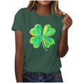 thumbnail image 2 of Teacher St Patricks Day Shirt Womens Letter Print Gift Tee for Teachers Funny Short Sleeve Tops, 2 of 8
