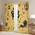 thumbnail image 2 of Manfei Boho Hippie Snake Curtains Pack of 2 (42x84 Each) for Adult, Bohemian Astrology Moon Curtains Blackout, Western Dreamcatcher Bedroom Curtains, Living Room Curtains Decor, 2 of 6
