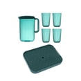 thumbnail image 2 of Fridge Pitcher with Lid Portable Water Bottle, 2L Beverage Pitcher Ice Tea Pitcher for Beverage Cold Drink Coffee , 6Pcs Green, 2 of 8