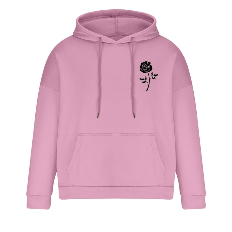 Bamboo Fleece Hoodie w/Kangaroo Pocket (Fall Floral Print) Bamboo Fleece Hoodie w/Kangaroo Pocket (Fall Floral Print)