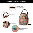 thumbnail image 4 of FORMRS Crossbody Bag for Women Quilted Travel Shoulder Cell Phone Purse with Chain Strap Handbag, Cityscape Painting, 4 of 7