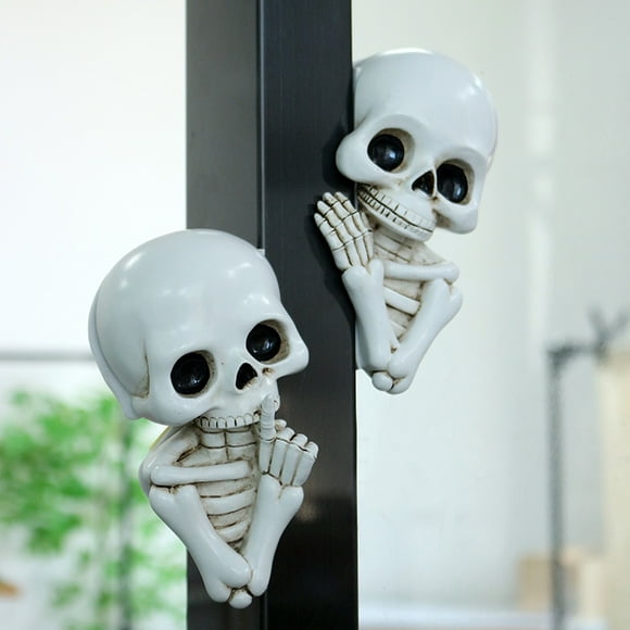 AKEGAMN Décorations d'Halloween Accessoires Suspendus avec Expressions Effrayants Décoration Suspendue Intérieure et Extérieure : Nos Accessoires Suspendus d'Halloween Apporteront un Souvenir à Votre Visière