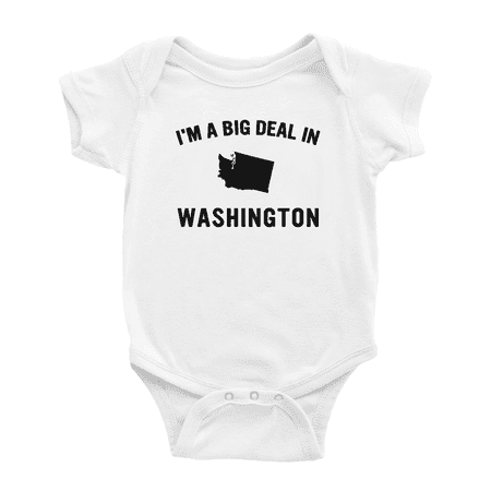 

I m A Big Deal in Washington Funny Baby Romper Boy Girl Unisex