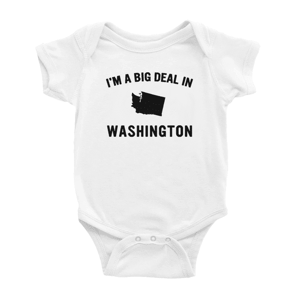 I'm A Big Deal in Washington Funny Baby Romper Boy Girl Unisex