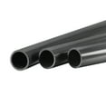 thumbnail image 1 of Unique Bargains 27mm ID x 32mm OD 0.5m Black PVC Pipe Rigid Water Pipe Drain Pipe 3 Pack, 1 of 6