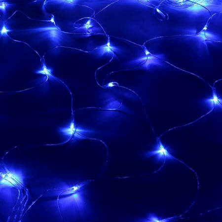 Fiberstars Color Light - HURRISE 210 LED Fairy Net Light Mesh Curtain String Wedding Christmas Party Decor, Mesh Net Light, Curtain String Light