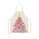 thumbnail image 2 of Seyotauo Christmas Aprons Christmas Kitchen Aprons with Adjustable Neck Strap Snowman, Elk, Santa Claus,Christmas Tree Christmas Cooking Aprons Funny Holiday Aprons for Women Men, 2 of 6