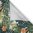 thumbnail image 3 of Ambesonne Hawaii Kitchen Curtains, Colorful Polynesia Plant, 55"x39", Jade Green Fern Green, 3 of 3