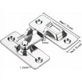 thumbnail image 5 of Cerradura de seguridad de acero inoxidable en ángulo, pestillo de puerta de 90 grados para mayor privacidad y seguridad, diseño de palanca que garantiza una construcción duradera y una fácil, 5 of 5