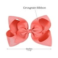 thumbnail image 2 of Southwit 21 PCS 6 Inch Hair Bows for Girls, Grosgrain Ribbon Big Bow Alligator Clips Hair Accessories for Toddlers Kids, 2 of 5