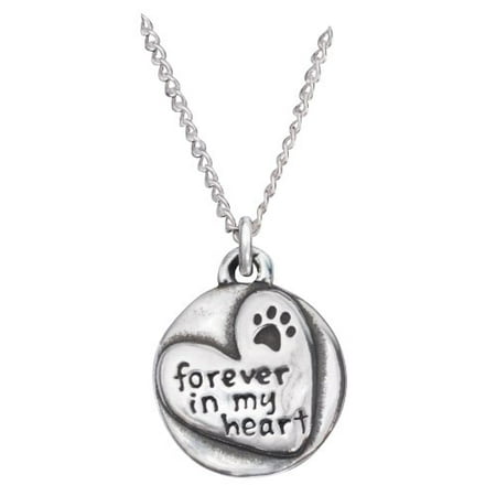 Rockin' Doggie Sterling Silver Necklace, Forever in my Heart