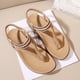 thumbnail image 3 of Sandalias planas boho Sandalias de plataforma de moda transpirables para la playa (40 albaricoque), 3 of 9