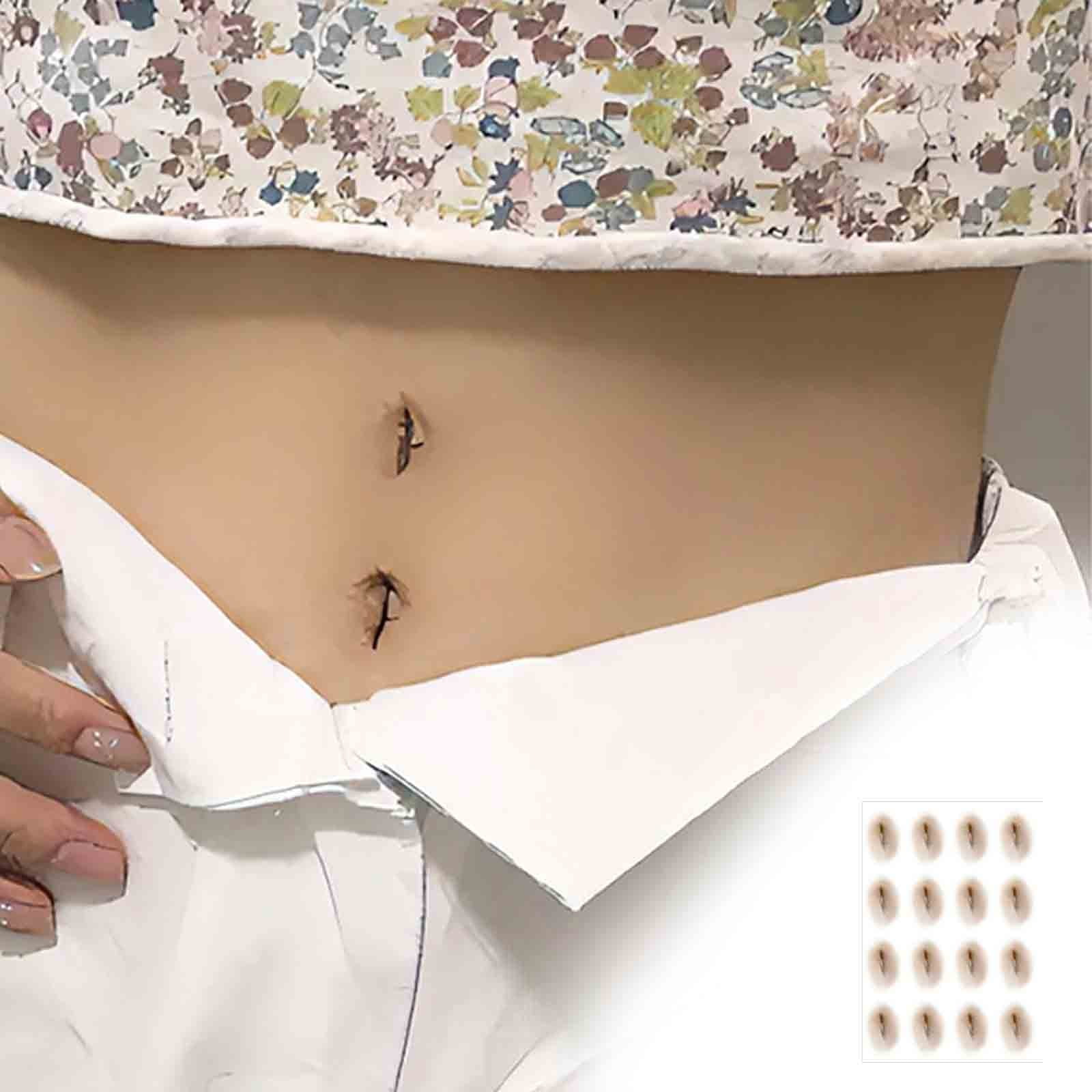 BeforeyaynSimulation Of Disposable Fake Belly Button Stickers To