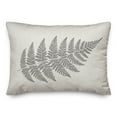 thumbnail image 2 of Creative Products Neutral Fern 20 x 14 Spun Poly Pillow, 2 of 3