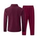 thumbnail image 5 of Ceisia Men's Slim Fit Waffle Knit 2-Piece Set Long Sleeve Zip-Up Jacket with Elastic Waist Drawstring Pants Gifts, 5 of 6