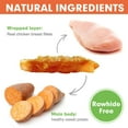 thumbnail image 5 of MON2SUN Dog Treats Rawhide Free Chicken Wrapped Sweet Potato Dog Snacks,Gluten&Grain Free Dog Treats for Puppy and Small Dogs,25oz, 5 of 9