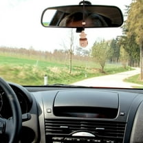 Masteelf Car Air Diffuser Wooden Freshener Refillable Essential Oil Diffuser Bottle for Automotive Cute Hanging Ornament Vehicle Mirror Automotive Aromatherapy Bottle for Women