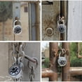 thumbnail image 3 of Candado pequeño con combinación mecánica y cerradura de marco de 50 mm para equipaje, mochila y cajón, ideal para taquillas., 3 of 5