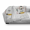 thumbnail image 3 of Educational Soft Flannel Fleece Blanket, Series and Parallel Circuits Voltage Electric Science Equipment Print, Cozy Plush for Indoor and Outdoor Use, 50" x 60", Red Marigold Black, by Ambesonne, 3 of 6