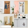 thumbnail image 5 of Over The Door Hooks, Door Hanger Hooks for Hanging, No Assembly Required Large Over The Door Towel Rack with 6 Hooks, Coat Rack Hat Rack Over The Door Organizer, 5 of 7