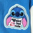 thumbnail image 5 of Disney Stitch Girls Fleece Bomber Jackets Graphic Winter Plush Varsity Outerwear Coats Teen 10-11Y, 5 of 7