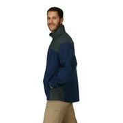 Frogg Toggs River Toadz Rain Jacket with Set-In Sleeves, Waterproof Rain Gear for Men, Blue/Slate, Size XL/2X
