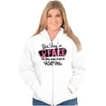 thumbnail image 3 of They're Fake Real Ones Tried Kill Me Womens Plus Size Graphic Zipper Hoodie Brisco Brands 2X, 3 of 5