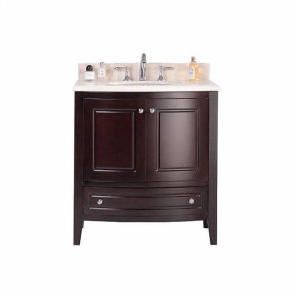 Estella 32 - Brown Cabinet   Jerusalem Gold Counter