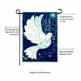 thumbnail image 6 of Peace on Earth Dove Burlap Garden Flag, 6 of 7