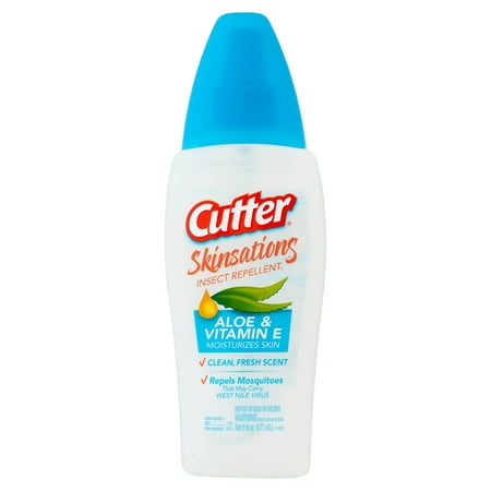 Cutter Skinsations Insect Repellent, Pump Spray, 6-fl (Best Insect Repellent For Costa Rica)