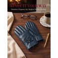 thumbnail image 6 of Deago Women's Classic Gloves Driving Winter Warm Nappa Leather Gloves, 6 of 7