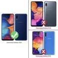 thumbnail image 2 of Samsung Galaxy A20 2019 Case, Sturdy Case for Galaxy A20 6.4", Full Body Coverage Protection Scratch Proof Hard Slim A20 Case With Tempered Glass Screen Protector Skin Case Cover -Rose Gold, 2 of 5