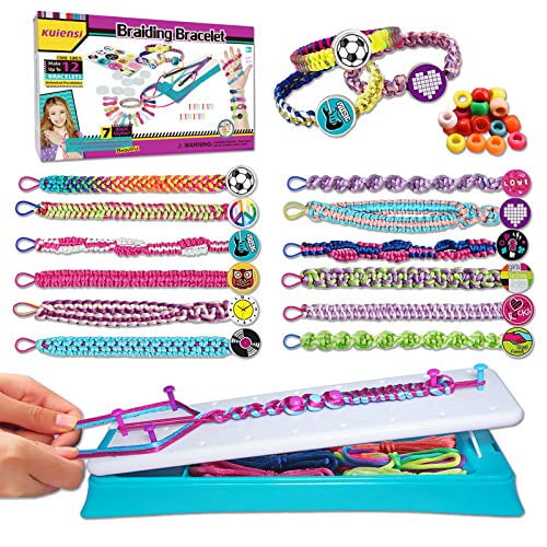 KUIENSI Friendship Bracelet Making Kit for Girls, DIY Craft Bracelet