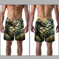 thumbnail image 3 of luoweisi Men's Beach Shorts Quick Dry Swim Trunks with Mesh Lining Unique Pangolin L, 3 of 5