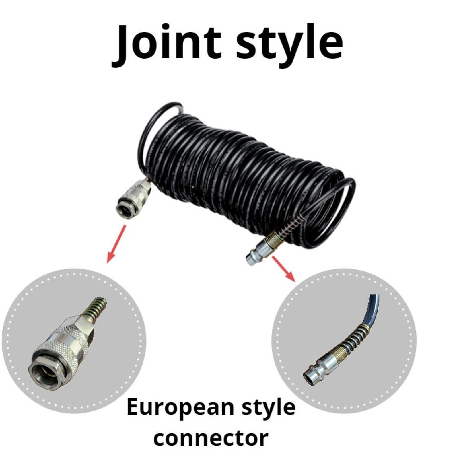 figatia Air Pneumatic Tube Hose Air Hose Compressor Power Tool Pneumatic Adapter Parts Flexible Air Hose Accessory for Industrial Use