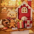thumbnail image 4 of Rolife DIY Miniature Christmas House Kit Creative Frame 3D Wall-Mountable Dollhouse Mini Room Building Set Holiday Home Decor Craft for Adults (Santa's Toy Shop), 4 of 7