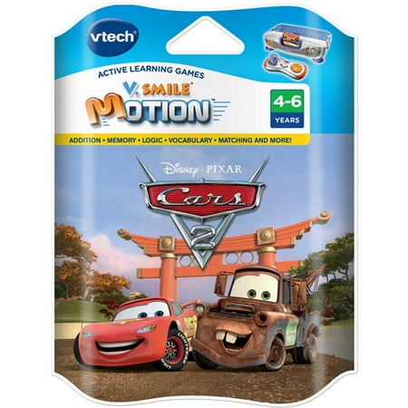 Disney Cars 2 VTech V.Smile Motion Active Learning System Smartridge