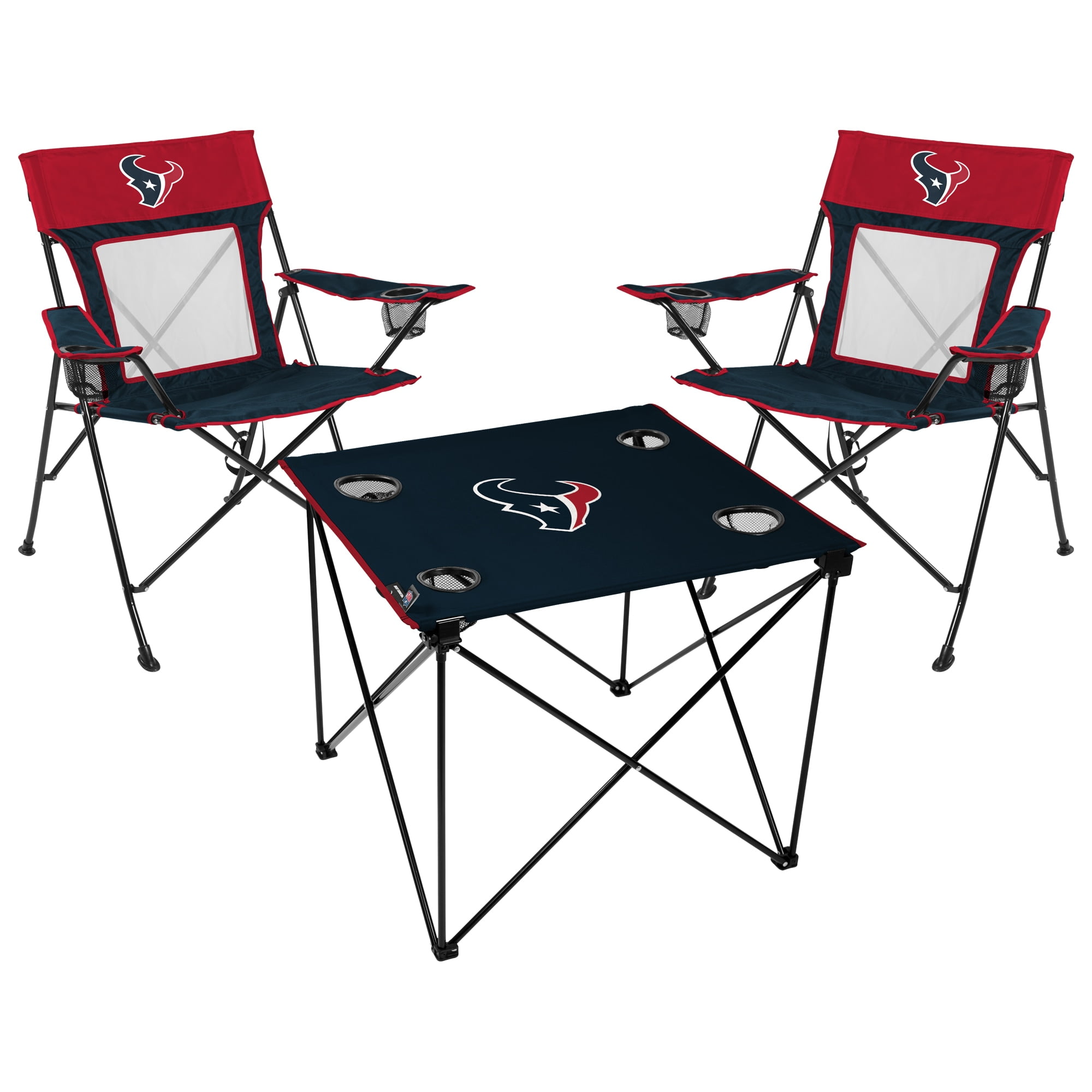 All Team Options Includes 2 Chairs /& 1 Table RAWLINGS NCAA 3-Piece Tailgate Kit