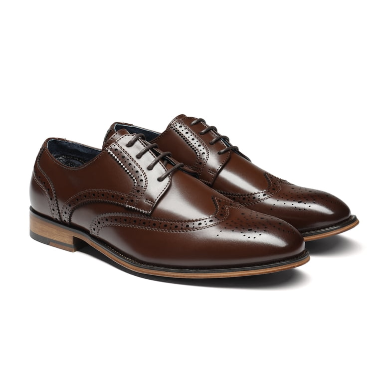 Bruno Marc Classic Men\'s Lace Up Soft Cap-Toe Formal Dress Shoes 8.5 Amazon.com | Bruno Marc Men main image 4