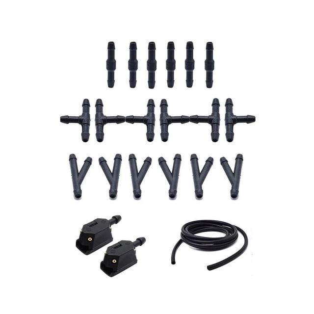 Sidaley Boquillas de rociador para limpiaparabrisas delantero de coche, conectores para limpiaparabrisas de vehículo, accesorios de reparación de Vehículos, repuestos y accesorios Mis Sidaley VI017659-00B