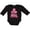 AB-Black, variant on Stomp Out Breast Cancer with Pink Cowgirl Boots Boys or Girls Long Sleeve Baby Bodysuit