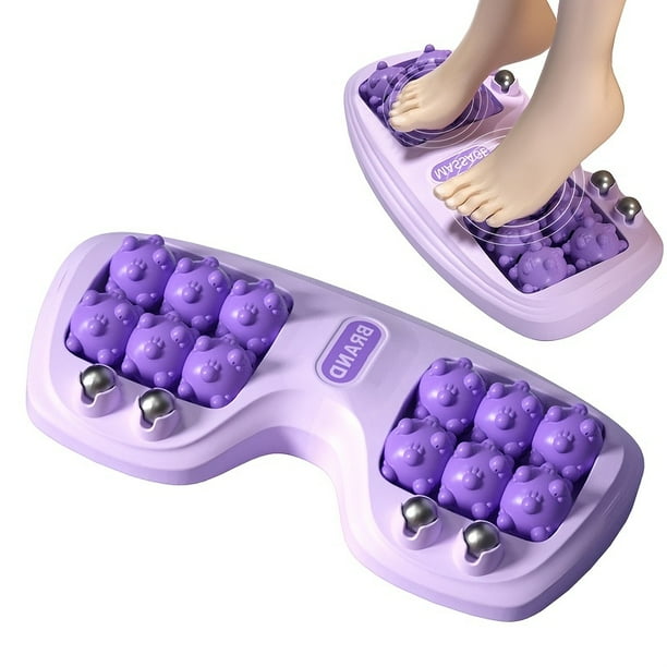 Dual Foot Massager Roller Foot Massage, Plantar Fasciitis Relief Heel