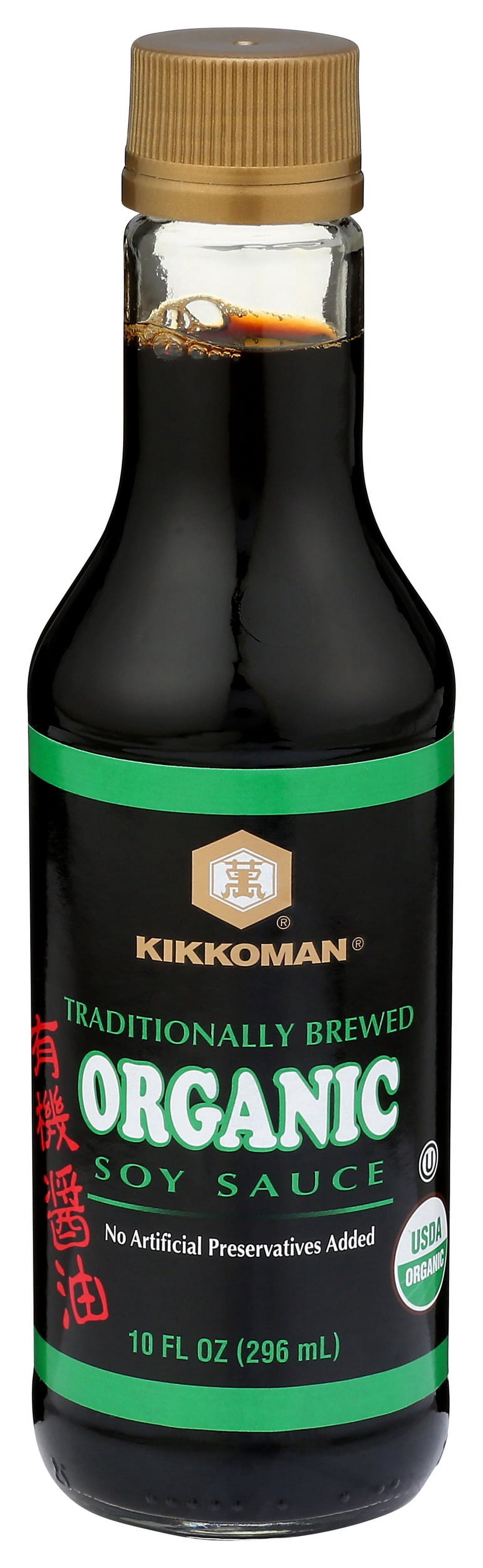Pack of 6, Kikkoman Organic Soy Sauce, 10 fl oz