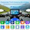 thumbnail image 2 of Pantalla de navegación GPS Carpuride W702PRO para motocicleta de 7 pulgadas, 2 of 9