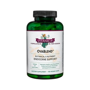 Vitanica Ovablend, Hormone Balance Support, Vegan, 180 Capsules