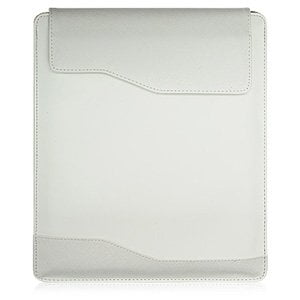- Premium Ballistic Nylon Vertical Sleeve Pouch Case for Samsung Galaxy Tab 3 10.1 K-12 Education Tablet - White
